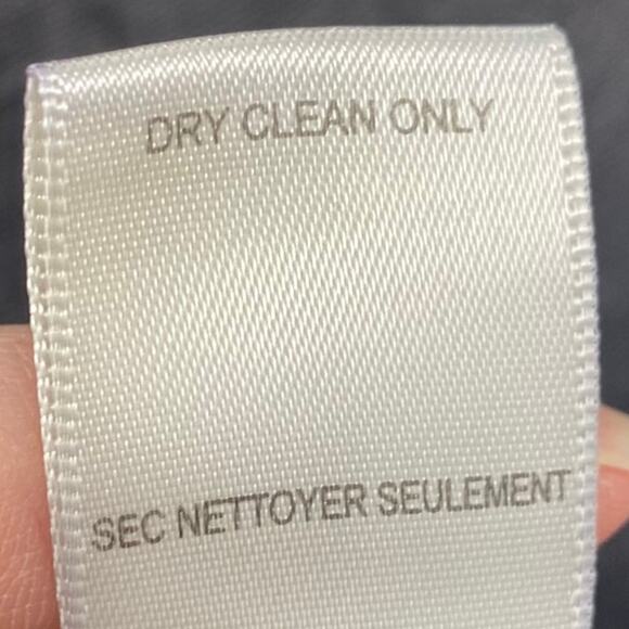 Rebecca Taylor Ponte Mini Dress Fit & Flare Pleated Skirt Colorblock Gray Black - Picture 10 of 10